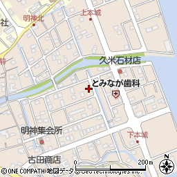 徳島県鳴門市瀬戸町明神下本城207-2周辺の地図