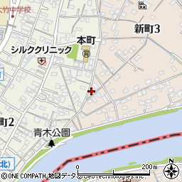 ハイツ新町２号棟周辺の地図