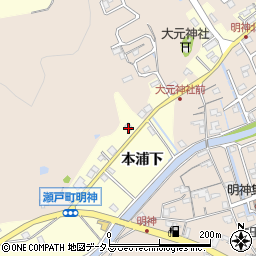 徳島県鳴門市瀬戸町堂浦（本浦下）周辺の地図