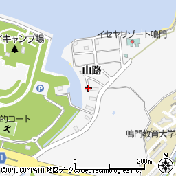 徳島県鳴門市鳴門町高島山路326周辺の地図
