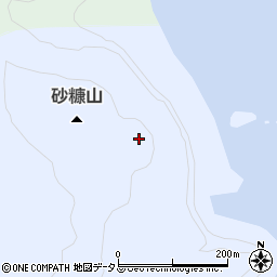 東京都神津島村砂糠山周辺の地図
