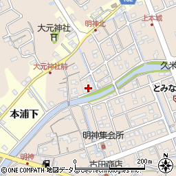 徳島県鳴門市瀬戸町明神上本城223周辺の地図