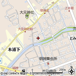 徳島県鳴門市瀬戸町明神上本城227周辺の地図