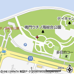 鳴門ウチノ海総合公園周辺の地図