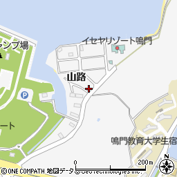 徳島県鳴門市鳴門町高島山路349周辺の地図