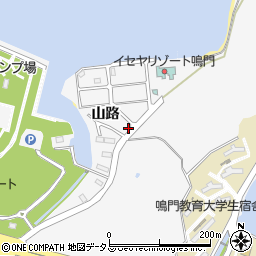 徳島県鳴門市鳴門町高島山路350周辺の地図