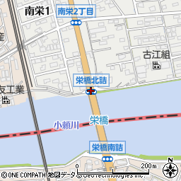 栄橋北詰周辺の地図
