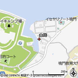 徳島県鳴門市鳴門町高島山路336周辺の地図