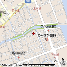 徳島県鳴門市瀬戸町明神下本城203-6周辺の地図