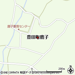 山口県下関市豊田町大字鷹子周辺の地図