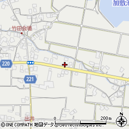香川県三豊市三野町大見甲-1215周辺の地図