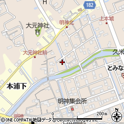 徳島県鳴門市瀬戸町明神上本城217周辺の地図