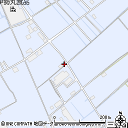 香川県三豊市三野町下高瀬1161-2周辺の地図