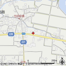 香川県三豊市三野町大見甲-1222周辺の地図