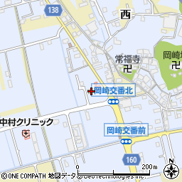 ファミリーマート和歌山岡崎店周辺の地図