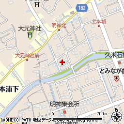 徳島県鳴門市瀬戸町明神上本城191周辺の地図