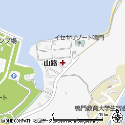 徳島県鳴門市鳴門町高島山路394周辺の地図