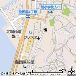 呉信用金庫警固屋支店周辺の地図