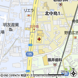 和歌山日産自動車中島店周辺の地図