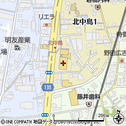 和歌山日産中島店周辺の地図