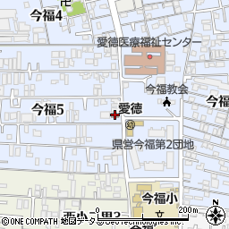 和歌山今福郵便局周辺の地図
