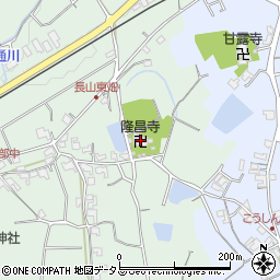隆昌寺周辺の地図