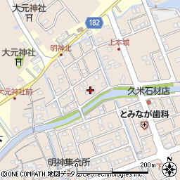徳島県鳴門市瀬戸町明神上本城179周辺の地図