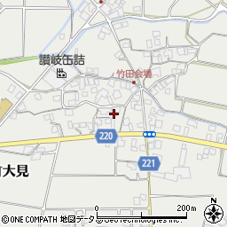 香川県三豊市三野町大見甲-1399周辺の地図