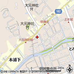 徳島県鳴門市瀬戸町明神上本城37周辺の地図