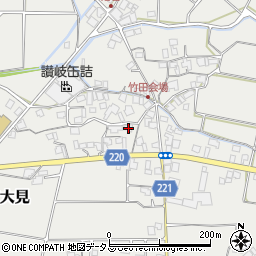 香川県三豊市三野町大見1399周辺の地図