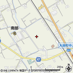 善通寺市役所　南部公民館周辺の地図