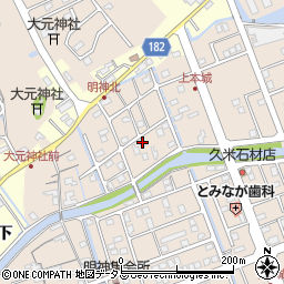 徳島県鳴門市瀬戸町明神上本城171周辺の地図