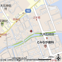 徳島県鳴門市瀬戸町明神上本城183周辺の地図
