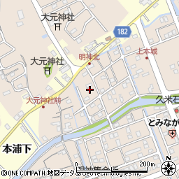 徳島県鳴門市瀬戸町明神上本城201周辺の地図