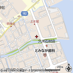 徳島県鳴門市瀬戸町明神上本城22周辺の地図