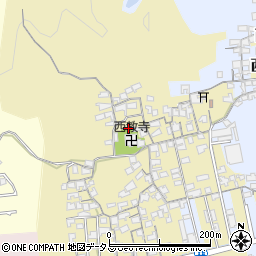 和歌山県和歌山市西周辺の地図