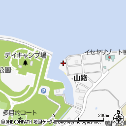 徳島県鳴門市鳴門町高島山路366周辺の地図