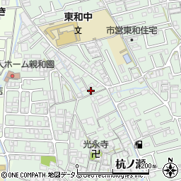 和歌山杭ノ瀬郵便局周辺の地図