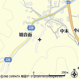 徳島県鳴門市北灘町櫛木中末周辺の地図