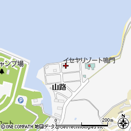 徳島県鳴門市鳴門町高島山路421周辺の地図