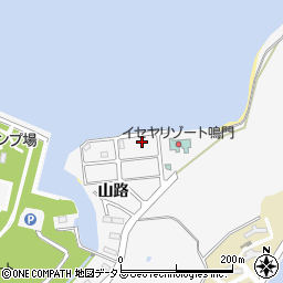 徳島県鳴門市鳴門町高島山路424周辺の地図
