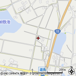香川県三豊市三野町大見甲-1150周辺の地図