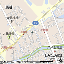 徳島県鳴門市瀬戸町明神上本城148周辺の地図