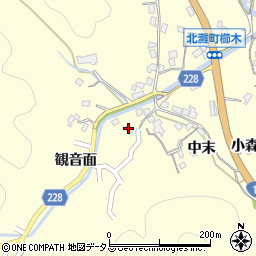 徳島県鳴門市北灘町櫛木中末83周辺の地図