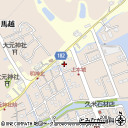 徳島県鳴門市瀬戸町明神上本城144周辺の地図