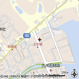 徳島県鳴門市瀬戸町明神上本城95周辺の地図
