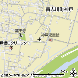 和歌山県紀の川市貴志川町神戸583-2周辺の地図