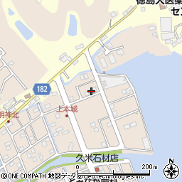 徳島県鳴門市瀬戸町明神上本城105周辺の地図