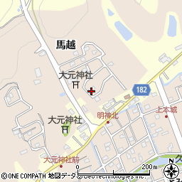 徳島県鳴門市瀬戸町明神馬越周辺の地図