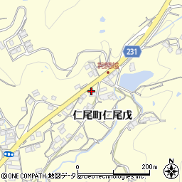 香川県三豊市仁尾町仁尾戊669-3周辺の地図